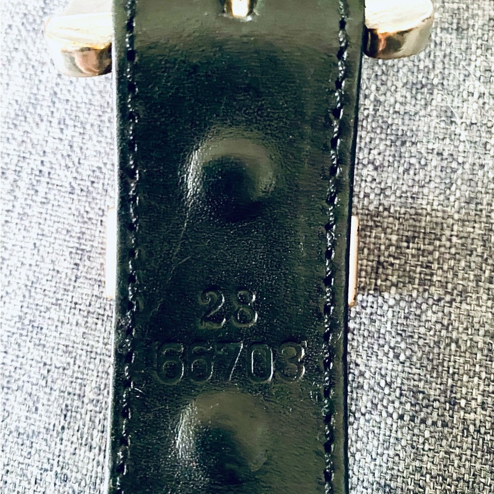 Woven Black Leather Belt with Large Silver Concho Accents Shnazi Buckle & Tip - Picture 14 of 14